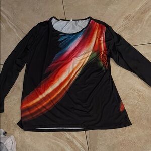 Colorful Abstract Women's Top